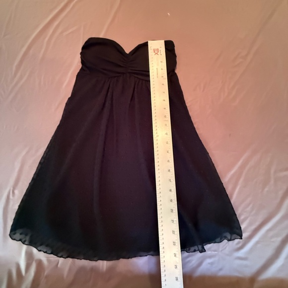 NWT Forever 21 Black Strapless Babydoll Mini Dress Size Small - Picture 4 of 8